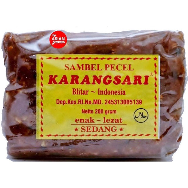 BUMBU PECEL KARANGSARI / SAMBAL PECEL KARANGSARI / SAMBAL PECEL