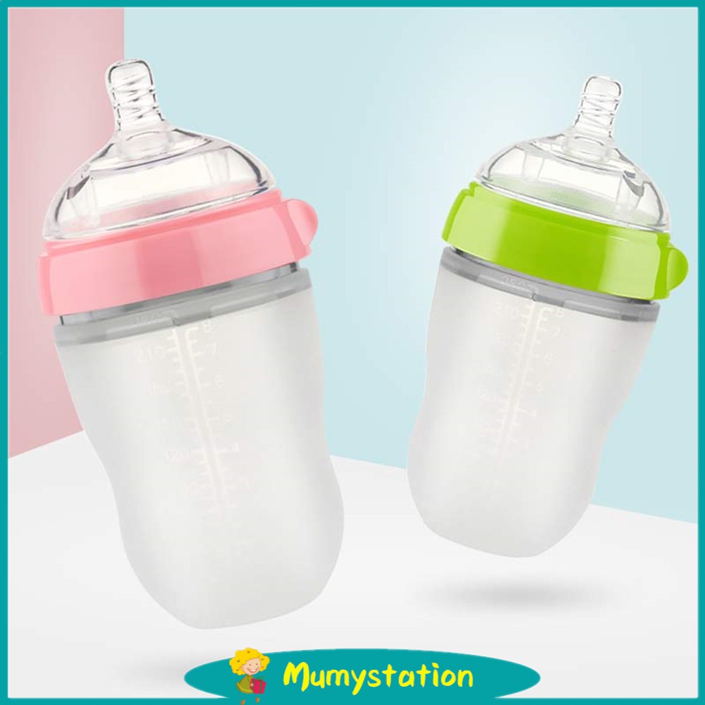 Botol susu Silikon Bayi/Leher lebar baby bottle/C 18