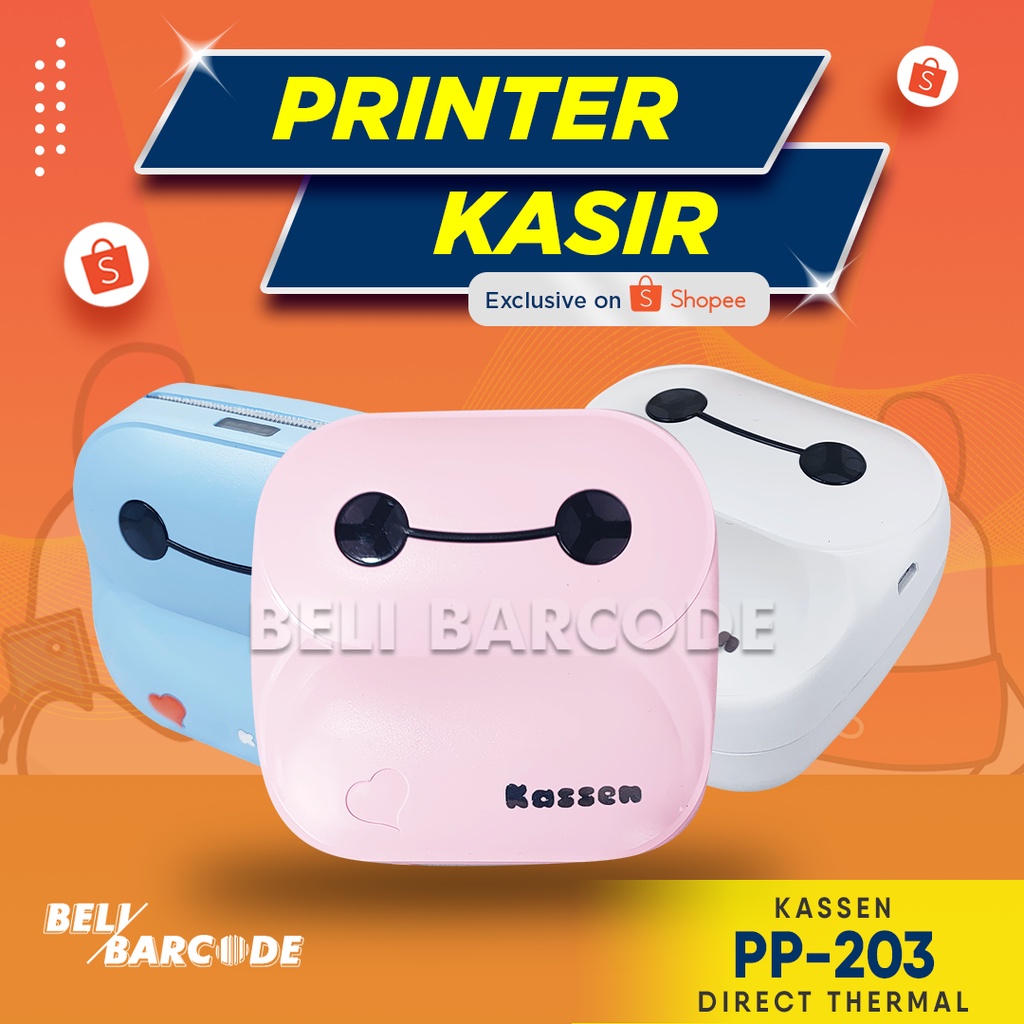 PRINTER THERMAL KASSEN PP203 | PP 203 PERIPAGE A6 CETAK RESI DAN STRUK