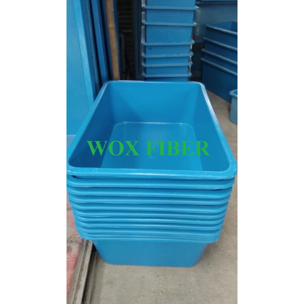 BAK FIBER PERSEGI / BAK FIBER KOTAK P:100 L:50 T:50CM