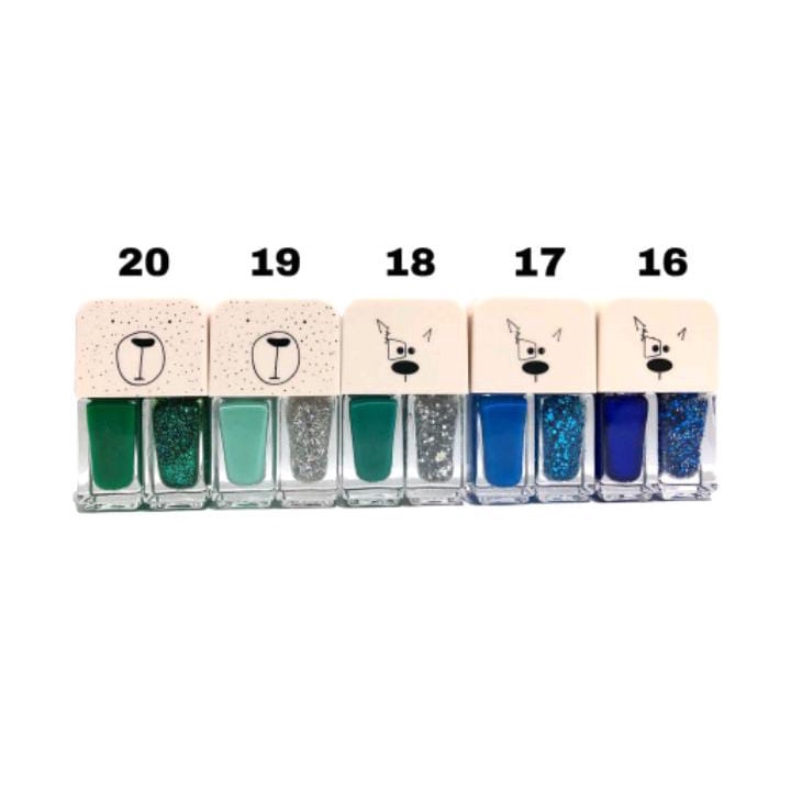 [Emperor] NEW KUTEK! GIETIN Cat Kuku Nail Polish 2 in 1 Kutex Nude Kutek Poles Pewarna Wanita