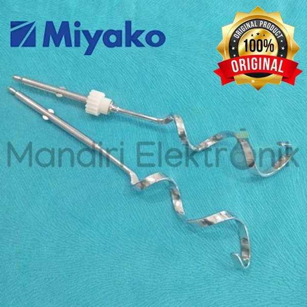 Stik Mixer Ulir Spiral Miyako Original - Kocokan Spiral Mixer Miyako Original - Set Stik Spiral Miyako