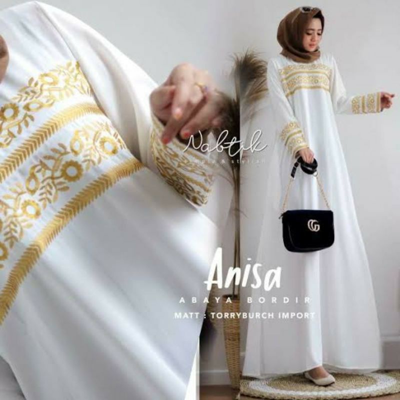 NEW GAMIS ANISA BORDIR/ANISA ABAYA BORDIR
