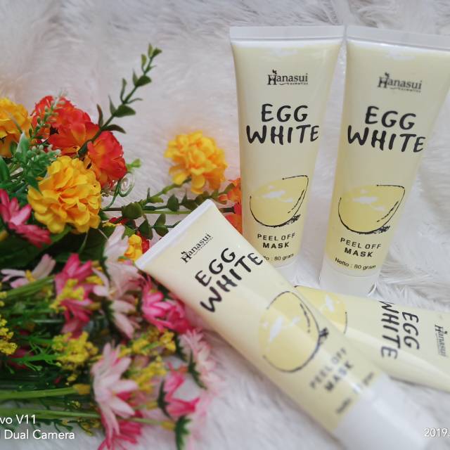 Masker egg / hanasui egg white
