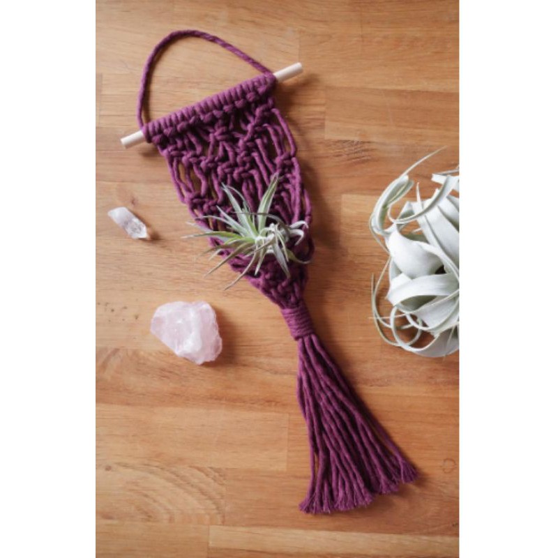 READY STOK) macrame pot gantung/ Macrame plant hanger (POT 048)