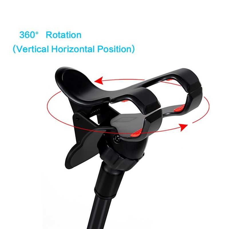 Holder HP Mobil Lazypod Flexible Neck 3.5-6 Inch Car Bracket Stand Smartphone Lazy Pod Handphone