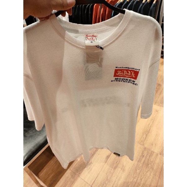 Kaos Pria Von Dutch White JTX014472