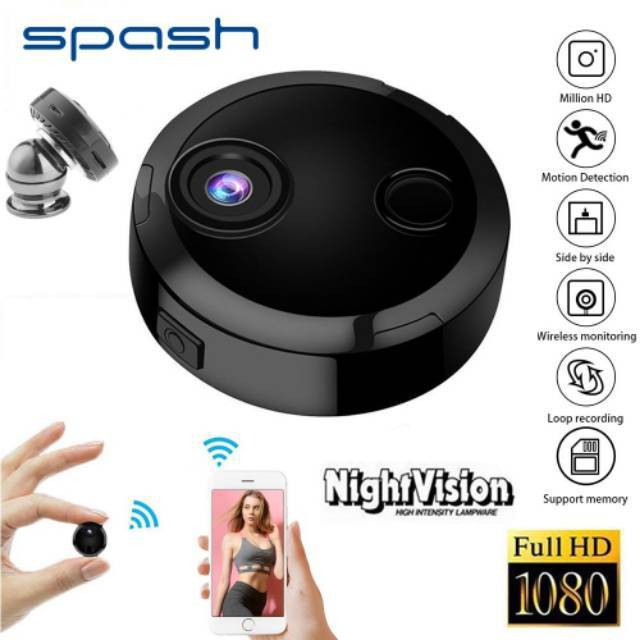 KAMERA MINI SPY CAM CCTV MINI KAMERA PENGINTAI CAMERA MINI WIFI HIDDEN CAMERA KECIL IP CAMERA JS97