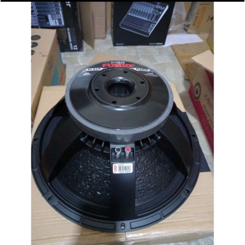 speaker original fostex D1832 daun tebal coating
