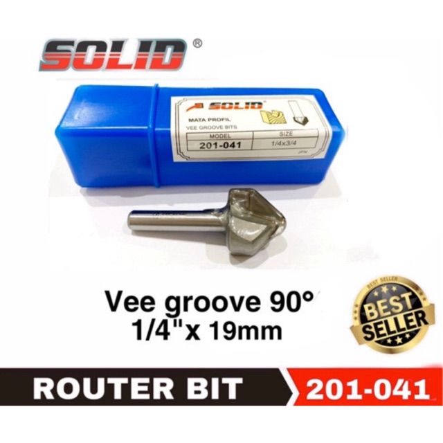 Jual Mata Router Mata Profil Vee Groove Bits Mm Shopee Indonesia