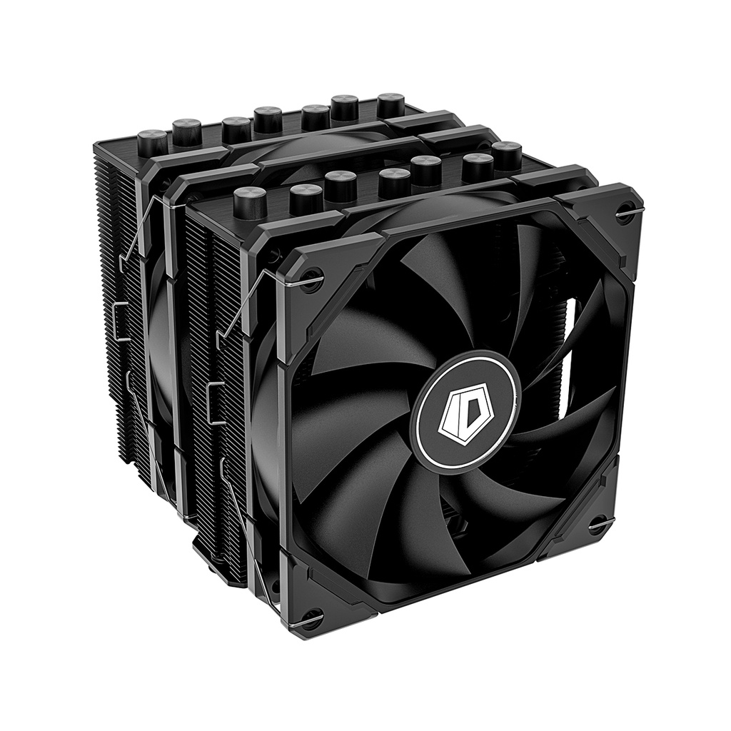 ID-COOLING SE-207-XT ADVANCED BLACK | Twin Tower 120mm CPU Cooler