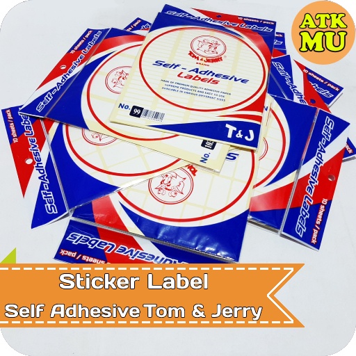 

Self Adhesive Labels Tom & Jerry TJ Labels