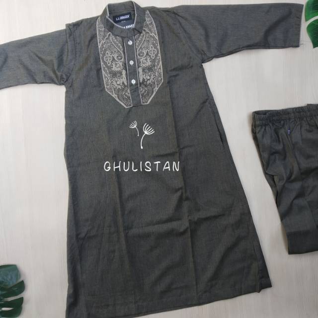 GHULISTAN14 GAMIS KOKO LA SHAKKA/JUBAH ANAK LA SHAKKA