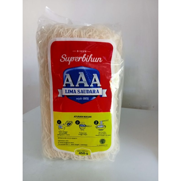 

bihun superbihun AAA lima saudara 450gr