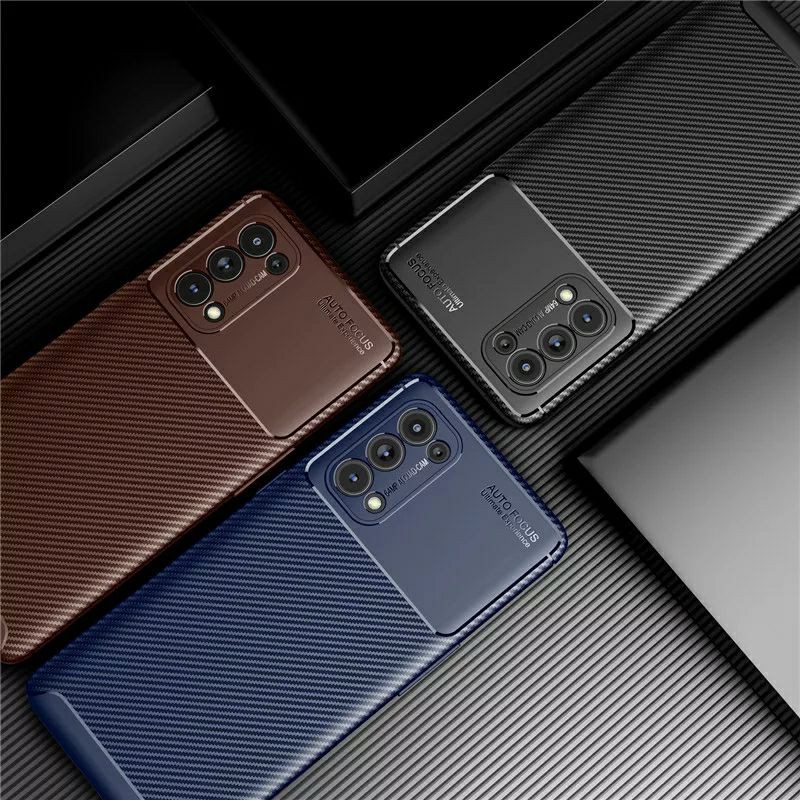 Case Oppo Reno 6 / 6 Pro / 7 8 4G 5G Z 7Z 8Z Softcase Carbon Autofocus Original