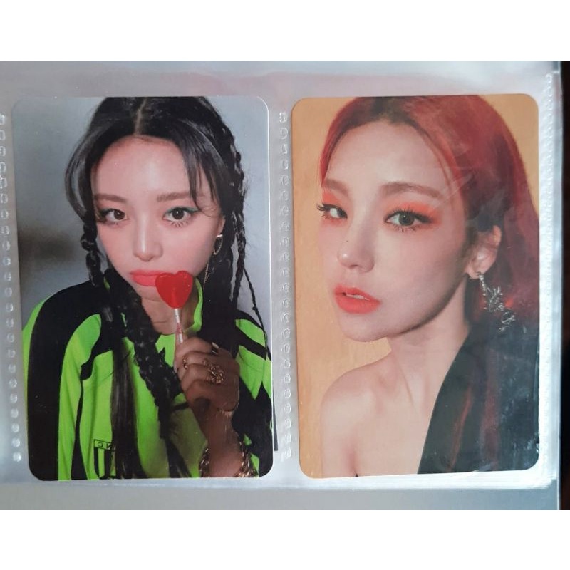 ITZY YEJI YELLOW KUNING YUNA CANDY PERMEN PC PHOTOCARD GUESS WHO OFFICIAL