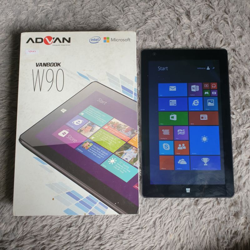 Advan Vanbook W90 Komputer Tablet Advan Vandroid normal siap pakai