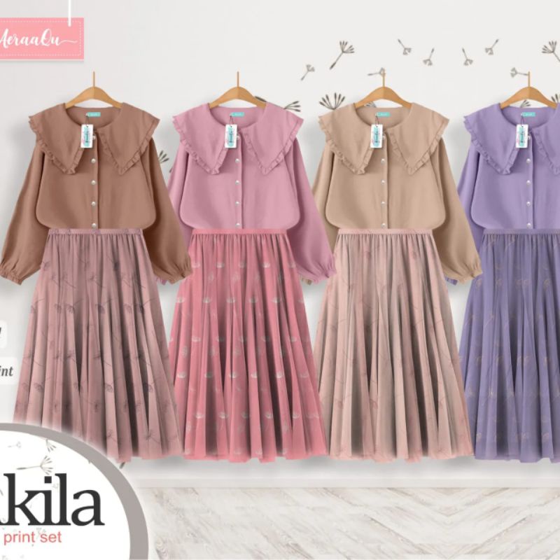 Ready Shakila Stretch Print Set 10-18T by Aeraaqu