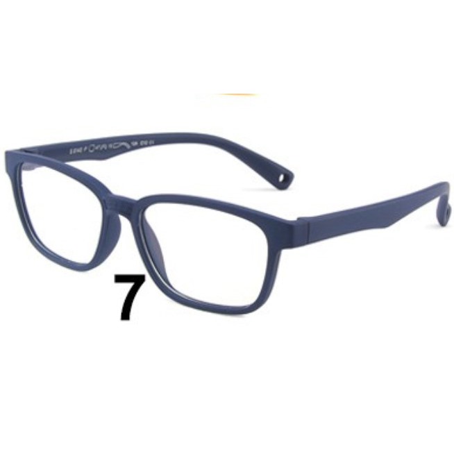 [Bisa COD] Kacamata Anak Anti Radiasi HP, Komputer, Laptop Blue Rays Elastis Bahan Lembut Original-7.Biru