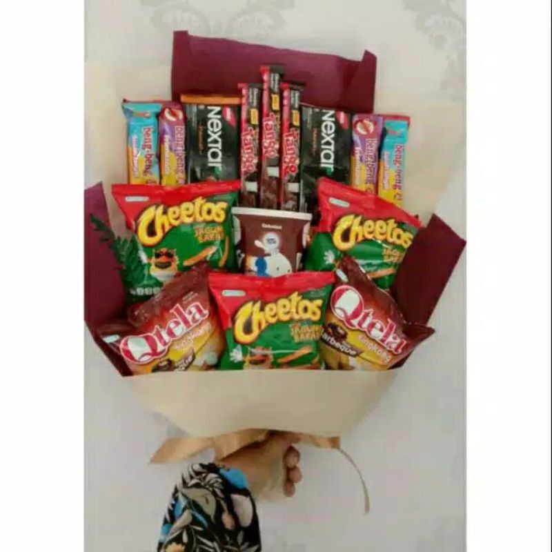 

Bucket chiki/snack unik/bali/wisuda