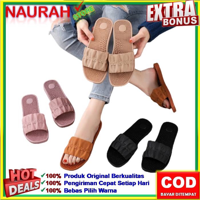 ✨ COD ✔️ SANDAL BALANCE 1306 1A SENDAL SLOP WANITA JELLY KERUT KEPANG 100% ORIGINAL NYAMAN AWET SOL ANTI SLIP KUALITAS IMPORT