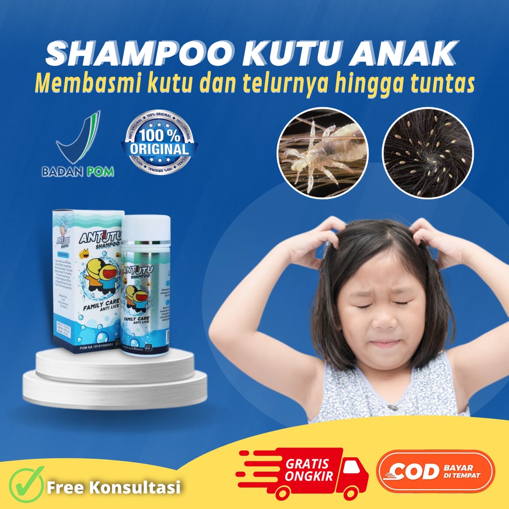 PEMBASMI KUTU RAMBUT DAN TELUR KUTU ANAK