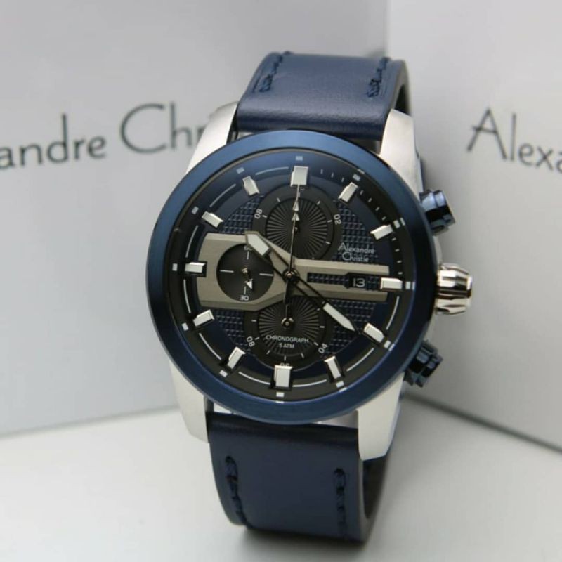 Jam Tangan Alexandre AC6562M Blue / Silver