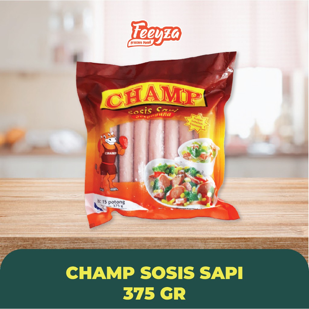 

Champ Sosis Sapi Isi 15 (375 gram)