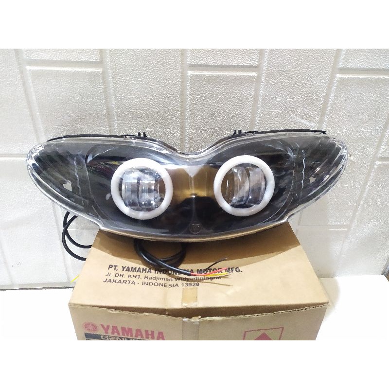 REFLEKTOR LAMPU DEPAN JUPITER Z MODIF DAYMAKER 4 MATA