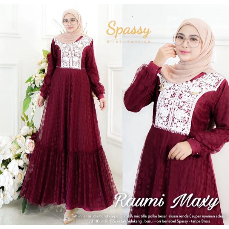 GAMIS MUSLIM KONDANGAN / ZARRA Maxi/ GAMIS MAXI PESTA / GAMIS TILE