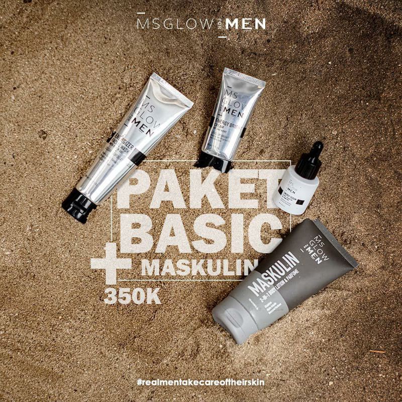 PAKET BASIC + MASKULIN MS GLOW MEN