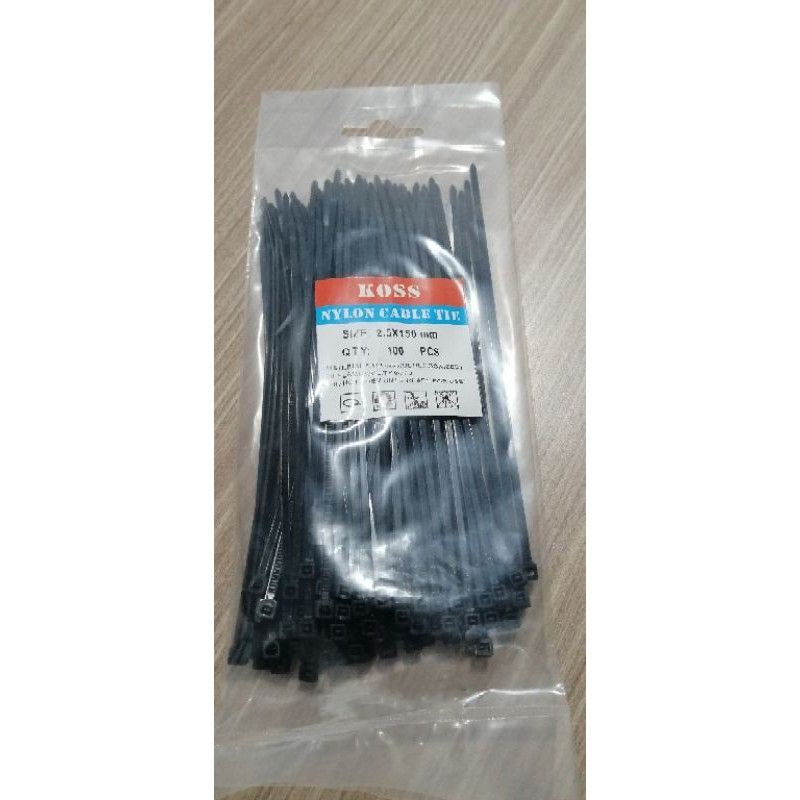 Kabel Ties Sigma Hitam 150mm 200mm isi 100pcs