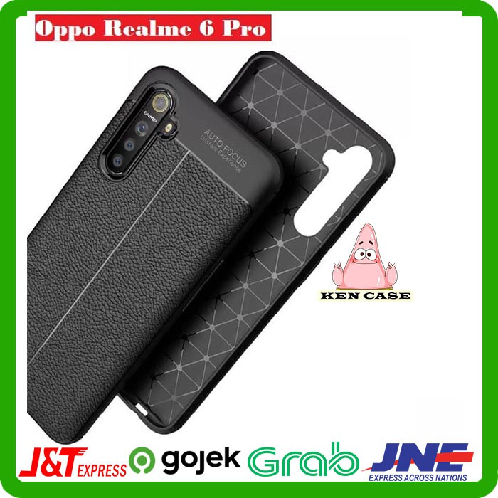 Casing Silikon Realme 6 Pro Auto Focus Leather Softcase autofocus Realme 6 Pro