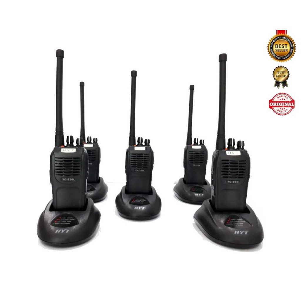 HANDY TALKY HYT TC-700 UHF 350-390MHZ NEW ORIGINAL GARANSI RESMI POSTEL