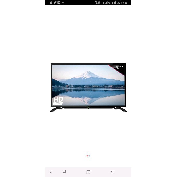 Unik  SHARP LED TV 32 inch  LC 32LE179i  Diskon