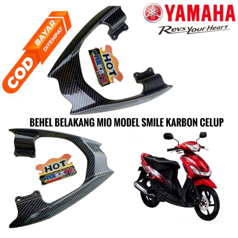 behel belakang mio smile original karbon behel motor yamaha mio model smile karbon original begel jo