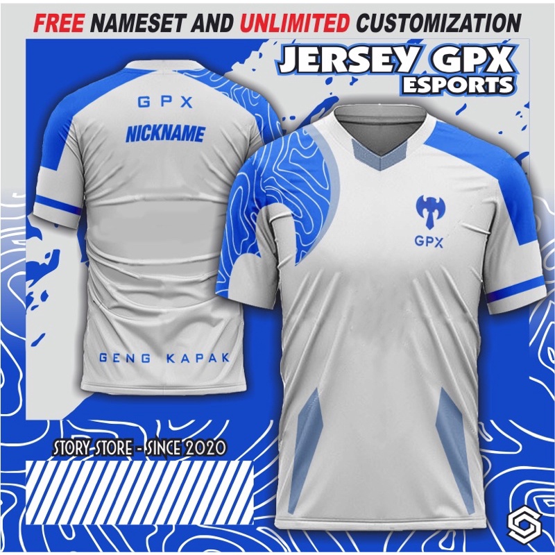 Kaos Jersey GPX Free nickname