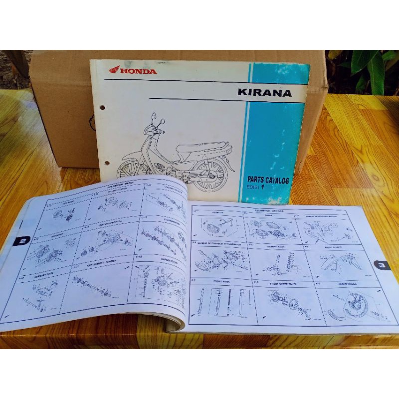 Buku Catalog part catalog honda kirana