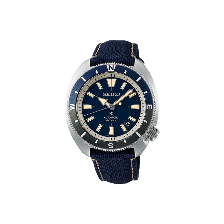 Jam Tangan Pria Seiko Prospex Original Garansi Resmi SRPG15 SRPG15K1 Strap Navy Blue Grey Polyester 