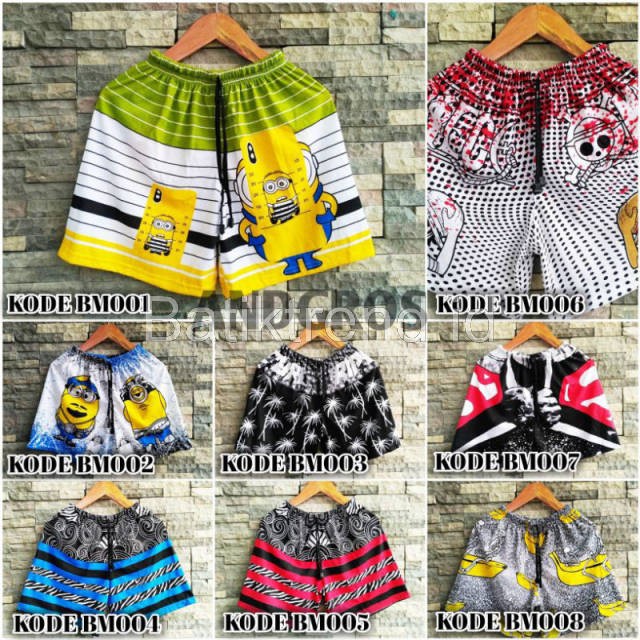 BOXER COWOK DEWASA BOXER PRIA WANITA BOXER KARAKTER [ FAMOSO ]