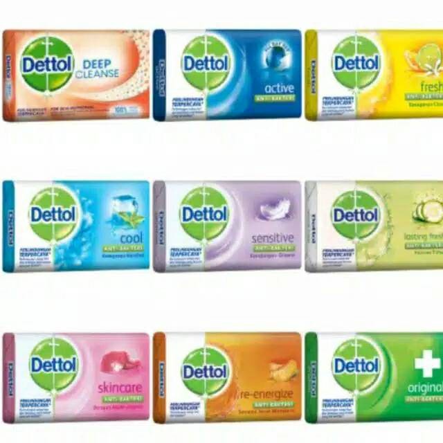 Dettol Sabun Mandi Batang 100gr - Sabun Dettol