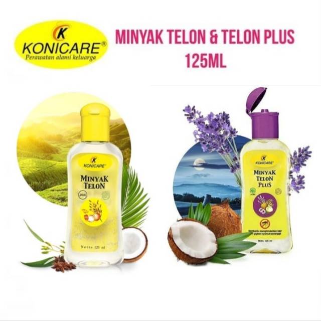 Minyak Telon Konicare 125ml&Telon PLUS kemasan baru