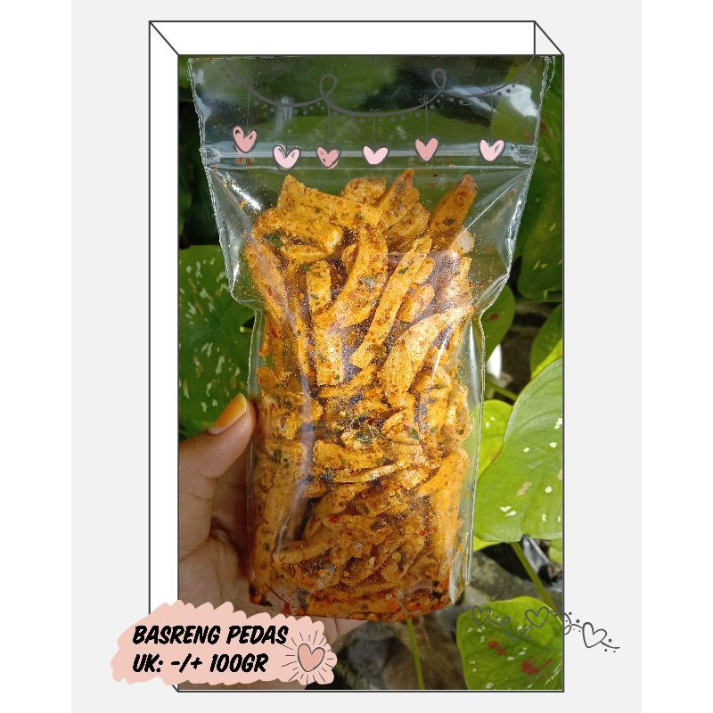 

BASRENG(BAKSO GORENG) EXTRA PEDAS BUMBU REMPAH 100gr