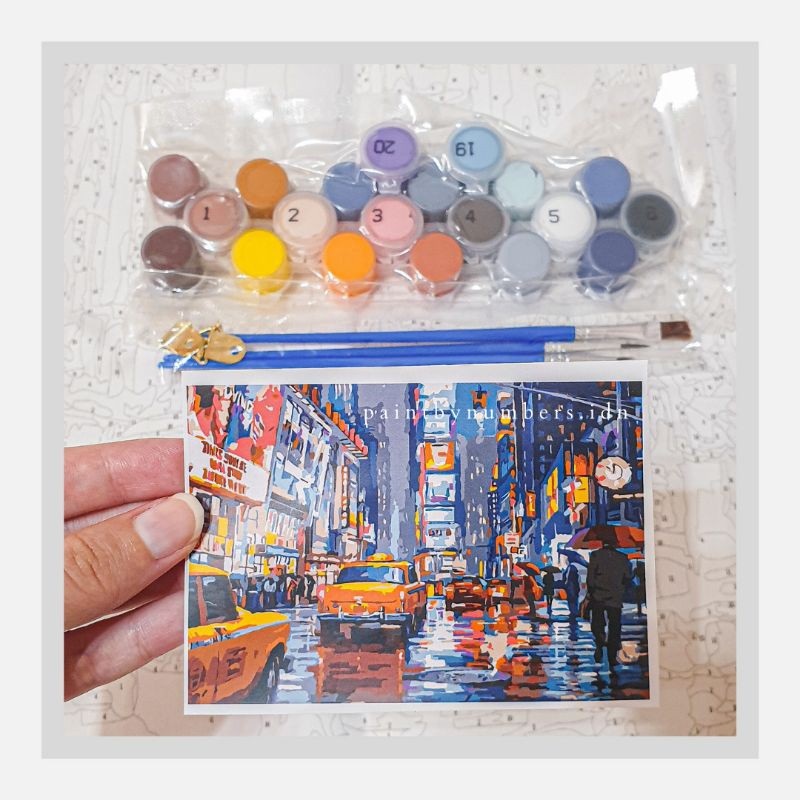 

DIY Paint by Numbers 'Times Square'