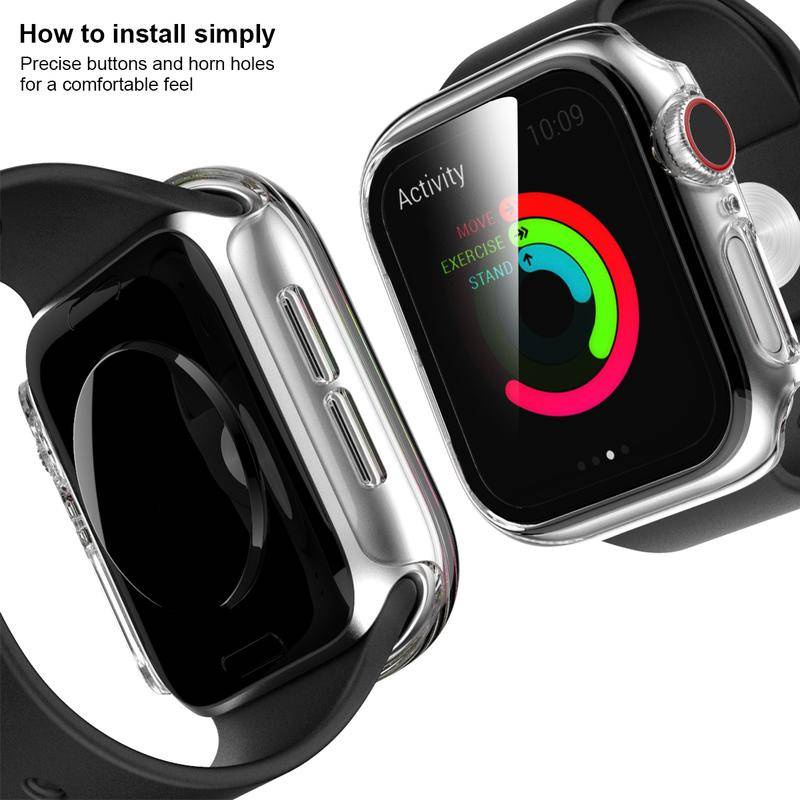 Case Pelindung Layar Bahan Kaca Matte Untuk Apple Watch T500 FT50 FT30 q99 U78 + T5 W34 F10 T55 T5s W55 M33 C200