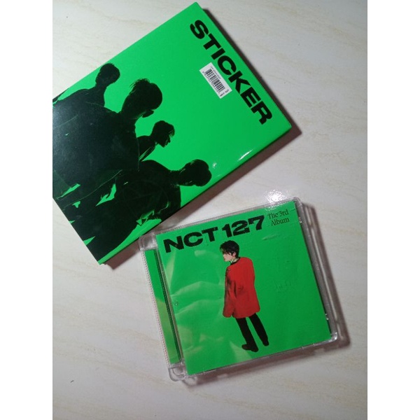 album only sticker 127 sticky dan jewel case jaehyun, minus pc aja