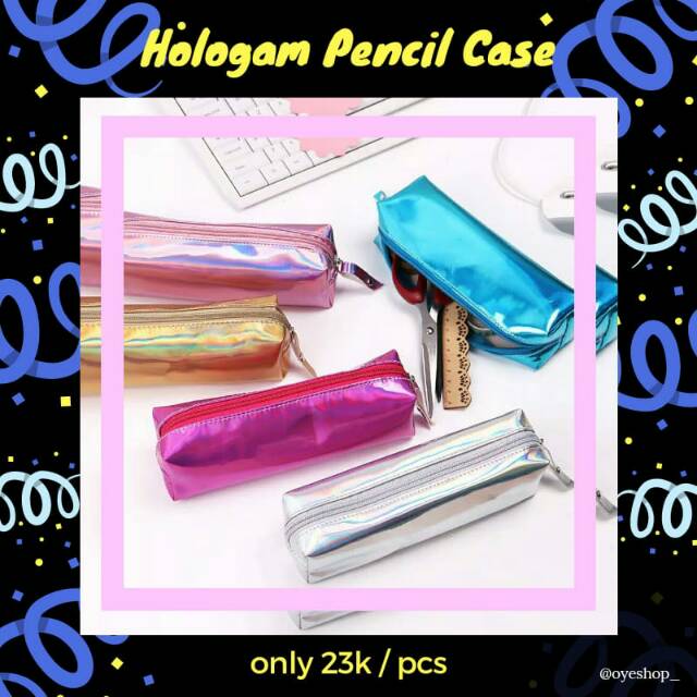 

TEMPAT PENSIL HOLOGRAM PENCIL CASE