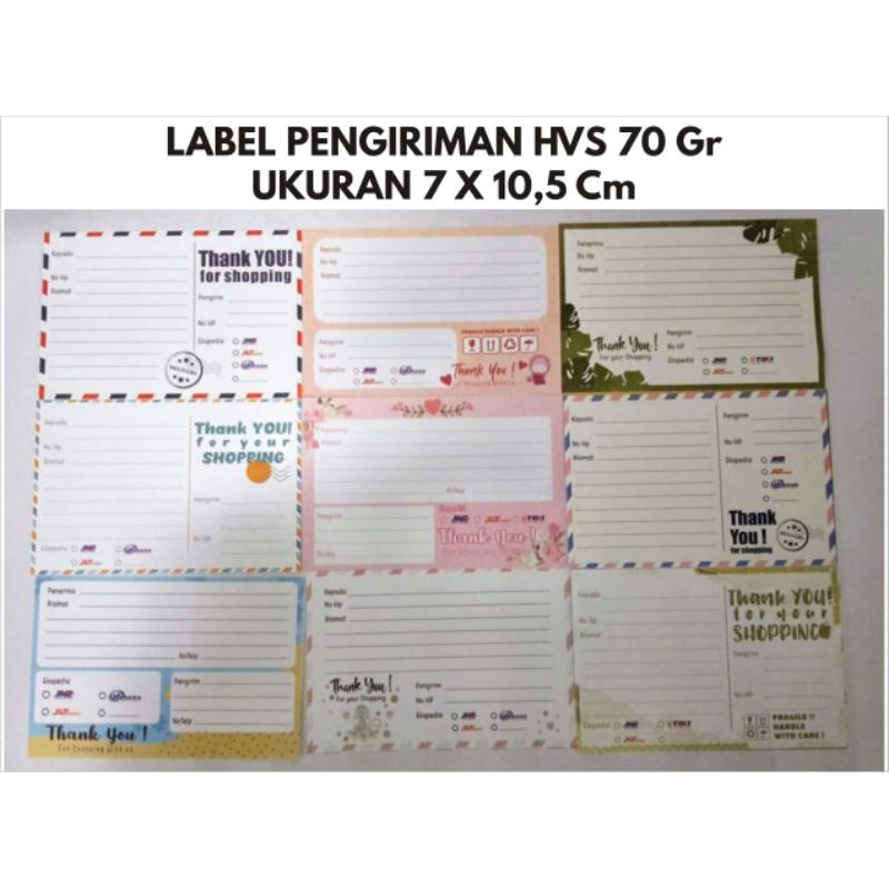 

Label pengiriman Olshop termurah