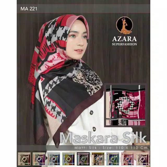 Jilbab Azahra Corak