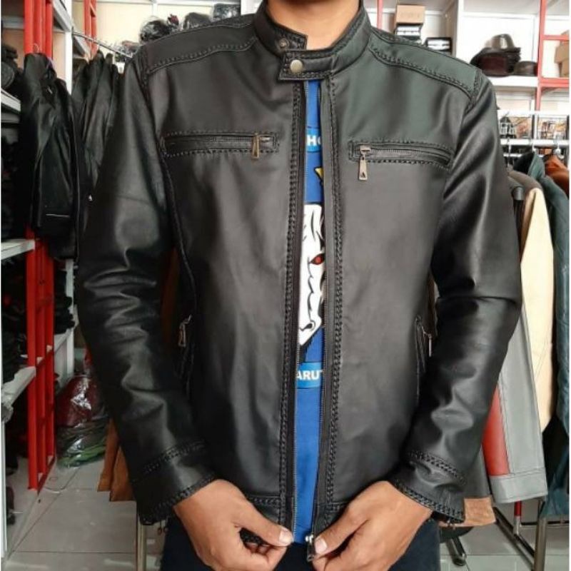 JAKET KULIT ASLI SULAM KULIT